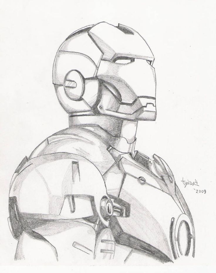 Advanced Techniques for drawing:87jkshjvdkw= Iron Man